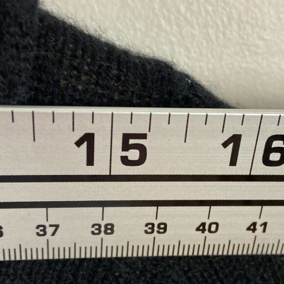 Vkoo 100% Cashmere Knit Sweater‎ V-Neck Black Size P or XS Long Sleeves Pullover - Picture 10 of 12